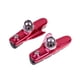 thumbnail image 1 of 2 zapatas de freno para bicicleta de carretera, compatibles con bicicletas de piñón fijo y con soporte de goma. rojo, 1 of 8