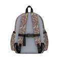 thumbnail image 3 of Paisley and Damask Red Pattern Cute School Backpack with Padded Back and Adjustable Shoulder Straps 13.4"x11"x4.7", 3 of 5