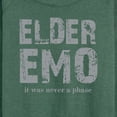 thumbnail image 3 of Instant Message - Elder Emo Never A Phase  - Women's Lightweight French Terry Long Sleeve Shirt, 3 of 6