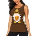 thumbnail image 2 of Picia Gnomes With Honey Pattern Women's Workout Tank Top,Breathable Activewear,Slim Fit Athletic Top,Versatile Workout Moisture-wicking top-Small, 2 of 9