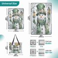 thumbnail image 2 of Snowman Dressed Green Extra Large Picnic Beach Blanket Waterproof Sand Proof Portable Outdoor Mat 80x118, 2 of 9