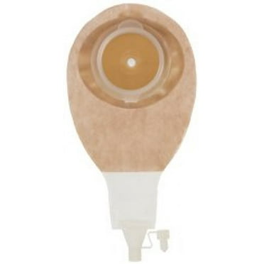 SenSura Post Op Ostomy Pouch, One-Piece System, 13 Inch Length, 3/8 to 3 Inch Stoma, Drainable, Flat, Trim to Fit, Transparent, 5 Count