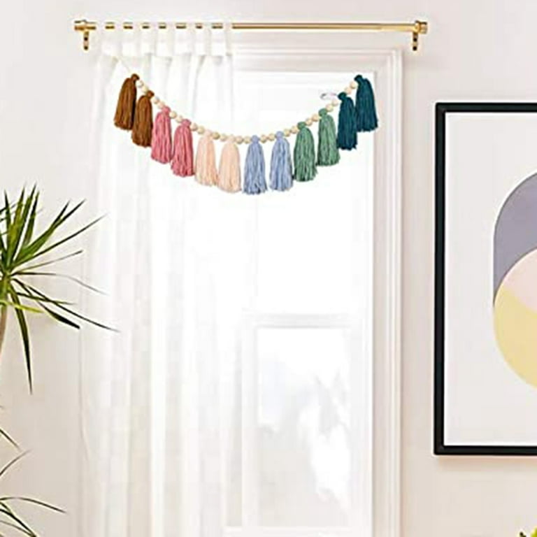 Rainbow Color Tassel Garland by Cottonwood Home Etc, Inc