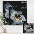 thumbnail image 3 of DESIGN ART Designart "Heart Of Gold" Modern & Contemporary Canvas Wall Art 30 in. wide x 30 in. high, 3 of 4