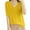 Yellow, variant on Breezora Women's V Neck Knit Cardigan Short Sleeve Loose Fit Lightweight Cover Up Casual Summer Beach Wear L Size Beige