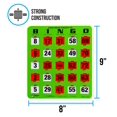 thumbnail image 4 of Regal Games Easy Read Green Bingo Heavy Duty 5 Ply Jumbo Shutter Slide Bingo Cards with Big Tabs (50 Pack), 4 of 4