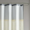 thumbnail image 5 of 510 Design Donnell Embroidered and Pieced Shower Curtains, Yellow/Grey, 72" x 72", 5 of 5