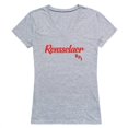 thumbnail image 1 of W Republic 555-367-HGY-02 Rensselaer Polytechnic Institute Script T-Shirt for Women, Heather Grey - Medium, 1 of 1