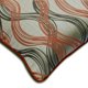 thumbnail image 3 of Funda de cojín para sofá, naranja, 40 x 40 cm (16 x 16 pulgadas), cojines decorativos abstractos de jacquard para sofá, diseño abstracto de estilo contemporáneo - Twirl Illusions, 3 of 4