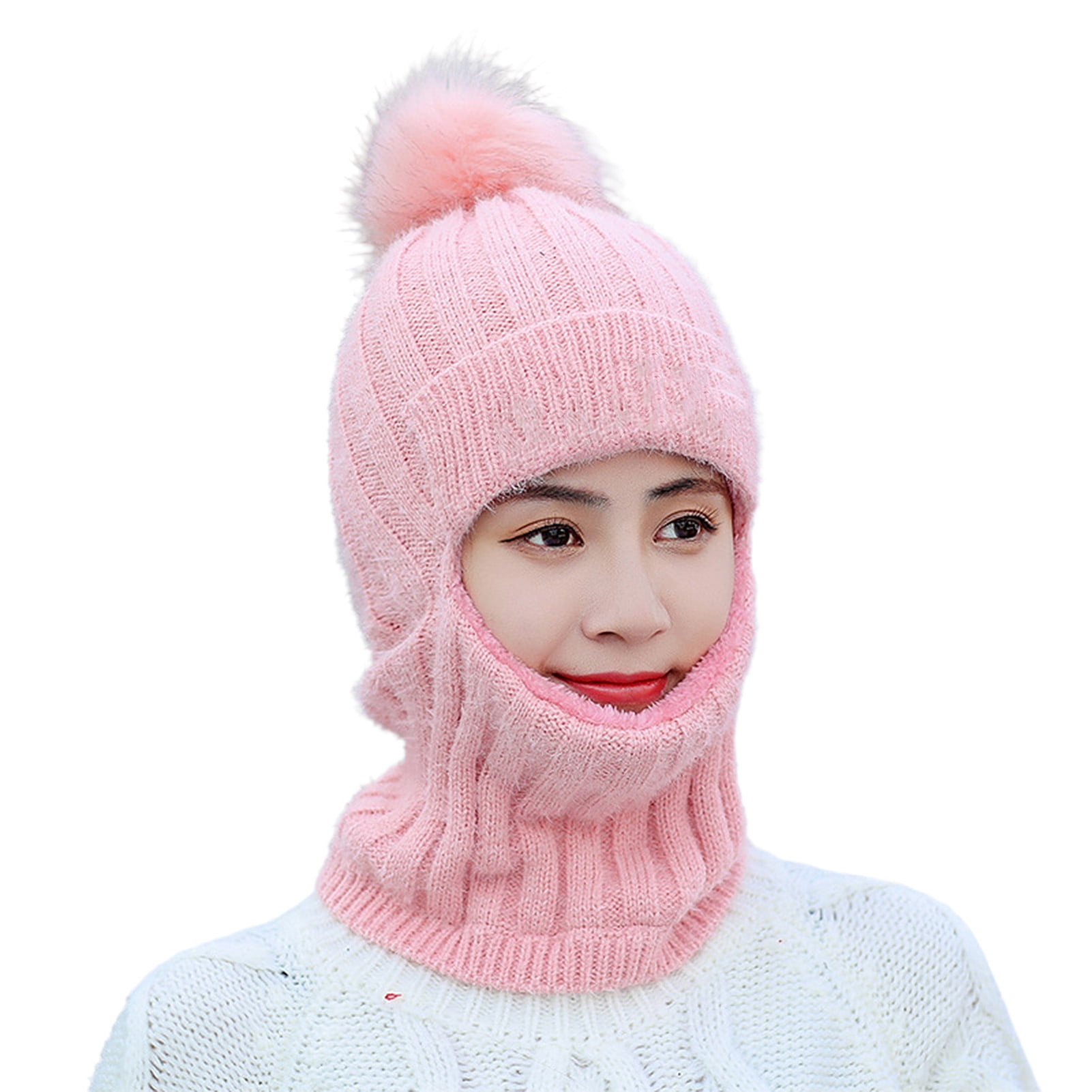 LEAQU 1 Pcs Adult Women Winter Hats Skinfriendly Convenient Winter Riding Hats for Festival