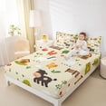 thumbnail image 4 of Homewish Western Rustic Farmhouse Queen Sheet Sets,Cartoon Horse Chicken Flat Sheet,Cute Daisy Flower Queen Fitted Sheet For Girls Teens,Super Cozy Room Decor,4-Piece, 4 of 7