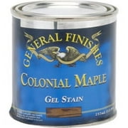1/2 pt General Finishes CMH Colonial Maple Gel Stain Oil-Based Heavy Bodied Stain