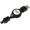 CABLES UNLIMITED ZIP-USB-C05 Zip-Linq USB-A to Mini USB 5 Pin Retractable Cable
