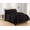 Black, variant on Silky Soft Pintuck Bed in a Bag 8 Piece Comforter Set FullQueen, Navy Blue