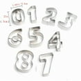 thumbnail image 3 of Bakeable Baking molds for oven Reusable 09 Number Cookie Cutters Set 10 Piece Grade Stainless Dishwasher Number Shapes For Baking Cookies Fondant Cakes Pastries DIY For Birthday, 3 of 6