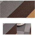 thumbnail image 2 of HEATSHAKING 4Pcs Heat Resistant Table Mats Silver Rectangle PVC Anti-slip Waterproof Materials, 2 of 8