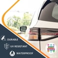 thumbnail image 6 of Magnet Me Up Stay Weird Colorful Alien Magnet Decal, 5 inch, Automotive Magnet, 6 of 7