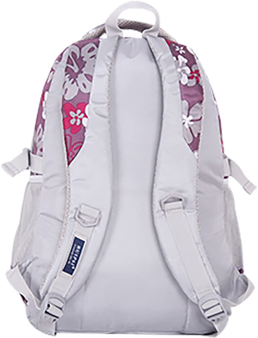 Purple,Small JiaYou® Kid Child Girl Flower Printed Waterproof Backpack School Bag 