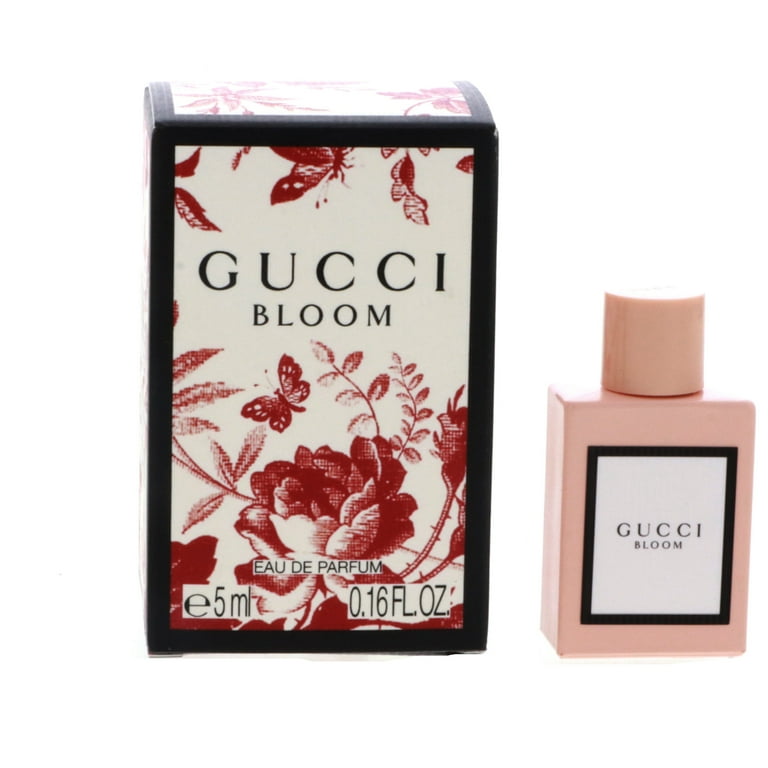 Gucci Bloom Perfume Sampler, 0.16 oz Mini Eau de Parfum, Travel