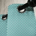thumbnail image 4 of Ambesonne Teal Grommet Curtain, European Style Dotted, 50" x 63", Teal White, 4 of 6