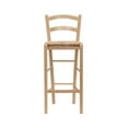 thumbnail image 3 of Linon Marica 28" Bar Stools, Natural Finish with Handwoven Rush Seat, Set of 2, 3 of 15