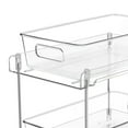 thumbnail image 3 of BLEEUS 2 Tier Slide-out Storage Container Multipurpose Drawer for Kitchen Bathroom Home Supplies (1Pc), 3 of 10