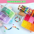 thumbnail image 3 of Pony Beads KAKW 3600 unidades de plástico de 6 x 9 mm para pulseras y collares, 3 of 6