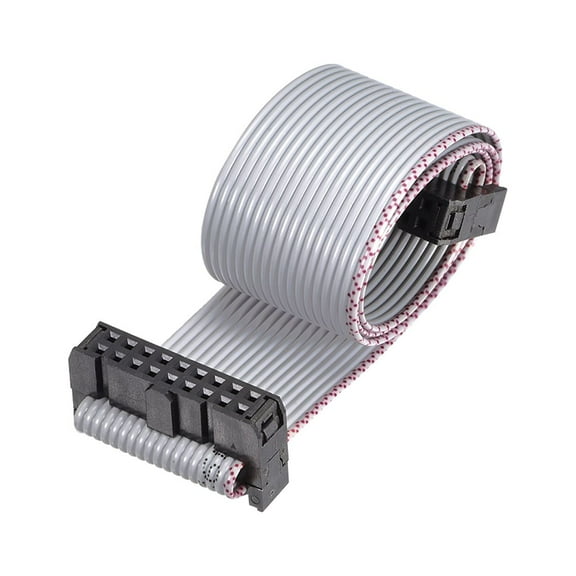 IDC Wire Flat Ribbon Cable FC/FC Connector A-type 18Pins 2.54mm Pitch 30cm Length