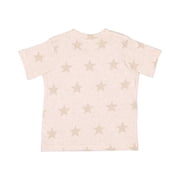 Code Five B04638243 Toddler Star Print T-Shirt, Natural Heather Star - Size 2T