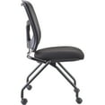 thumbnail image 6 of Lorell, Nesting Chair, 2 / Carton, Black, 6 of 7