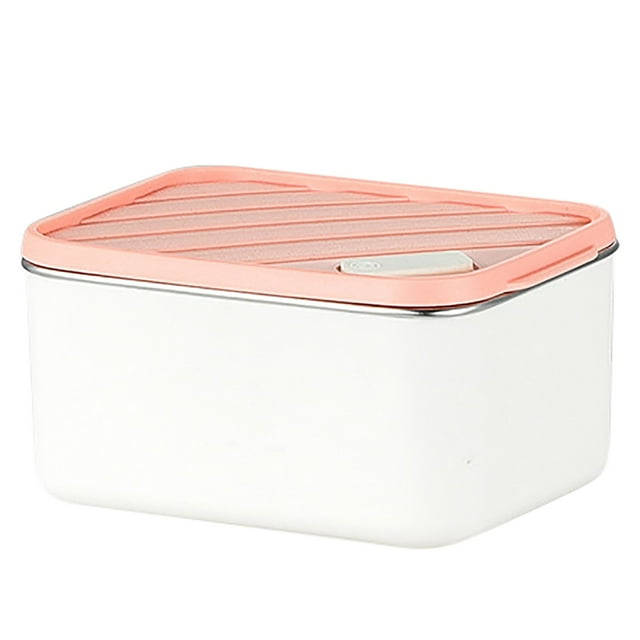 Boreal Craft Réfrigérateur de Rangement 600ml Conteneur à Lunch Portable à Étages Design en Acier Inoxydable avec Compatibilité Micro-Ondes Réutilisable pour Travail et Pique-Niques Compatible Lave-Vaisselle