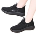 thumbnail image 2 of Domzle Womens Orthopedic Shoes with Arch Support Slip On Wide Width Sneakers Non-Slip Sole Lightweight Athletic Sneakers with Breathable Mesh, 2 of 7