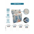 thumbnail image 6 of Blue Ocean Seahorses Table Runner 13x70in Non-Slip Cotton Linen Table Runners, Marine Coral Starfish Retro Linen Dresser Scarves TableRunner for Dinner Kitchen Dining Wedding Party, 6 of 9
