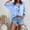 Sky Blue, variant on Women's Elegant Beige V-Neck Diamond-Patterned Openwork Batwing Sleeve Sweater Cardigan,Bohemian Style Knitted Pullover,Crochet Crop Tops for Women-Khaki-M