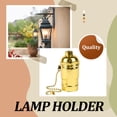 thumbnail image 3 of Light Socket Bulb Base Lantern Holder Space Saving Lighting Saving Household Accessories Smooth Surface Multicolored Lighting Fixture Type 3, 3 of 8