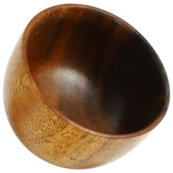 TOYMYTOY Salad Mixing Bowls Wooden Bowl Natural Wood Food Serving Households Family Meals 1Set