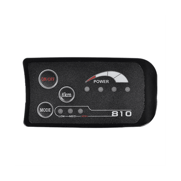 S810 E-Bike LED Display Meter 36V IP65 UART Protocol SM 5 2 PIN for Electric Bicycle Electric Bike Meter