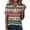 AD04-Multicolor, variant on Lumtrix Womens Christmas Tops Short Sleeve V Neck Button Down Casual Xmas Xmas Trees Pattern Xmas Party Dress Multicolor S