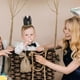 thumbnail image 5 of 1St Birthday Crown 2Pcs Black Fabric Sparkly Sequins Birthday Party Hat for Decoration, 5 of 5