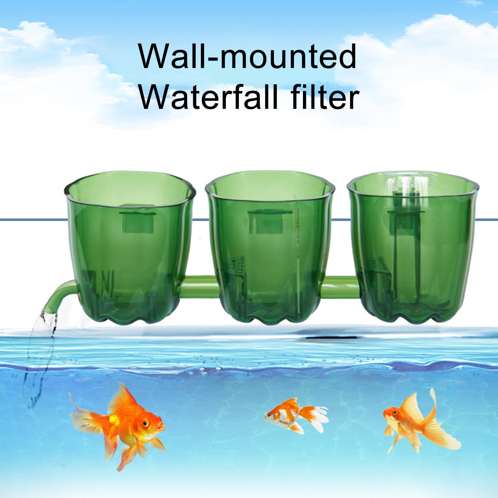 Shulemin Fish Tank Filter,Fish Tank Filter Pollutionfree Purify Water