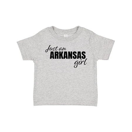 

Inktastic Just an Arkansas Girl Born and Raised Gift Toddler Toddler Girl T-Shirt