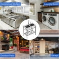 thumbnail image 6 of Garvee 33" Stainless Steel Utility Sink w/Faucet,Double Bowl Portable Sink with Hot & Cold Hoses for Laundry Room Bathroom Farmhouse, 6 of 8
