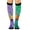 Light Blue, variant on DJN Women's Knee High Socks 3D Print Compression Socks Cute Pattern Support Socks for Daily Wear Pink One Size