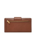 thumbnail image 3 of Cartera Fossil Logan de piel con lengüeta con cierre RFID, color marrón, 3 of 8