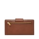 thumbnail image 3 of Cartera Fossil Logan de piel con lengüeta con cierre RFID, color marrón, 3 of 8