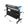 thumbnail image 2 of VEVOR Vinyl Cutter 53 inch Plotter Machine Automatic Paper Feed Vinyl Cutter Plotter Speed Adjustable Sign Cutting with Floor Stand Signmaster Software, 2 of 9
