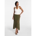 thumbnail image 2 of No Boundaries Asymmetrical Lace Midi Skirt, Women's XXS-XXL, 2 of 5