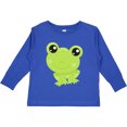 thumbnail image 3 of Inktastic Cute Frog, Little Frog, Baby Frog, Green Frog Boys or Girls Long Sleeve Toddler T-Shirt, 3 of 5