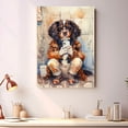 thumbnail image 4 of Bernese Mountain Dog Poster Print Bathroom Decor - Bernese Mountain Dog Canvas Wall Art For Bedroom Decor - Wall Art Bedroom Aesthetic - Best Friend Birthday Gifts, 4 of 6