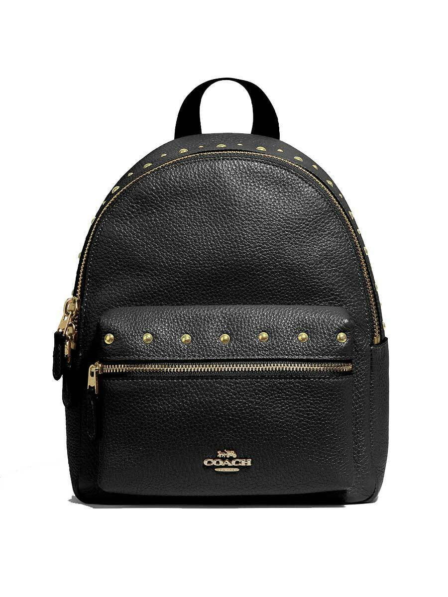 coach leather mini backpack